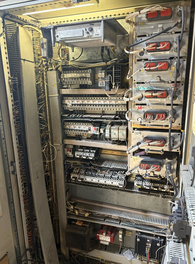 Liebherr crane control cabinet — remote fault diagnosis by Orbit Marine Engineering
