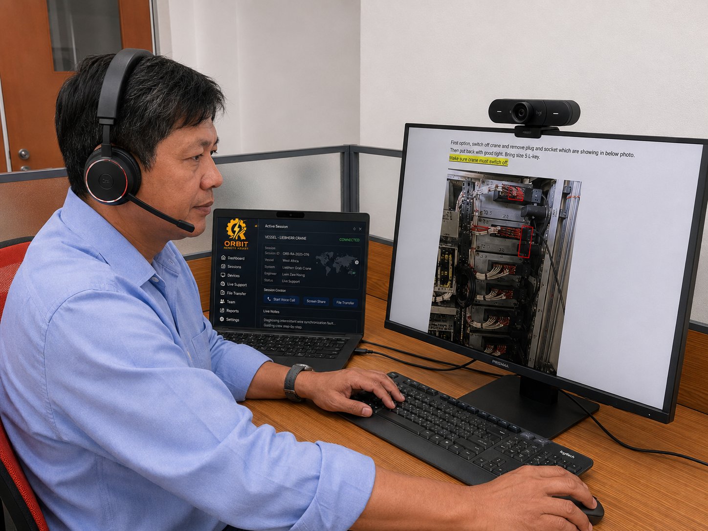 Lwin Zaw Naing — Superintendent Engineer (Crane & Automation), Orbit Marine Engineering